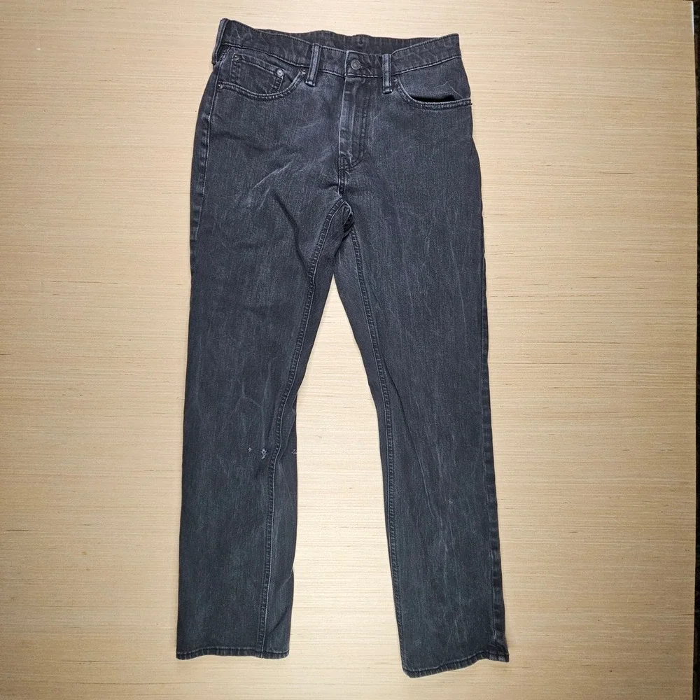 Levi 541 Athletic Fit Jeans Mens 30x32 Fit‎ 30x31 Black Distressed Denim Pants